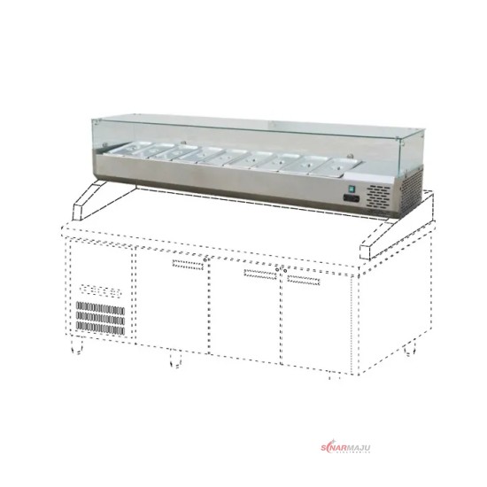 Counter Top Salad Case Gea 55 Liter STC 180